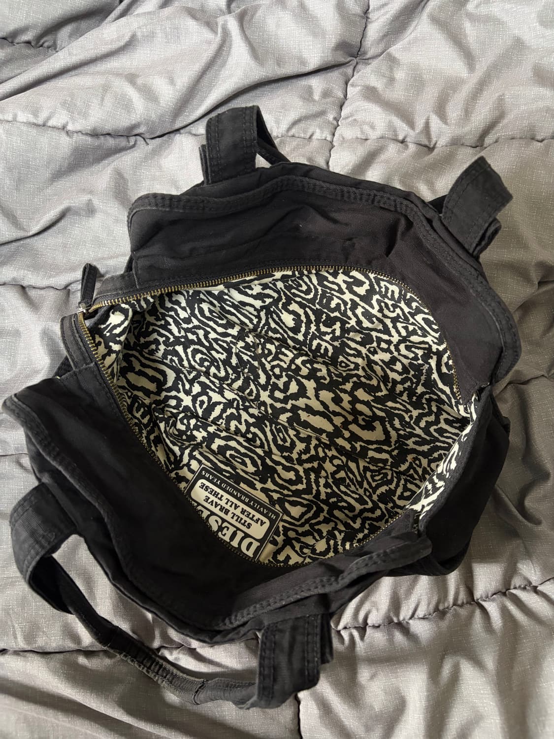 디젤 아카이브 빈티지 코튼 숄더백 상품이미지4