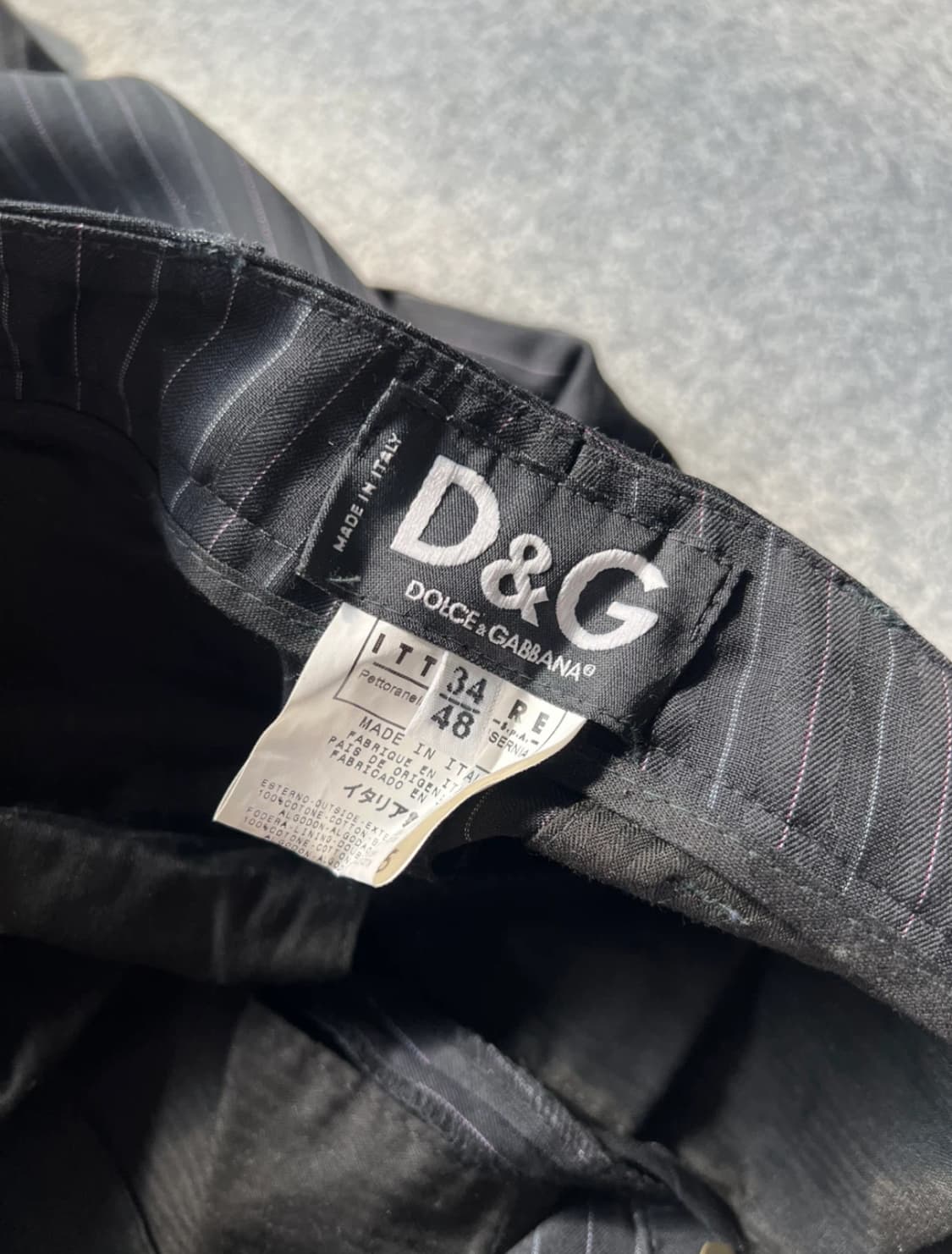 돌체앤가바나 스트라이프 트라우저 슬랙스 상품이미지3