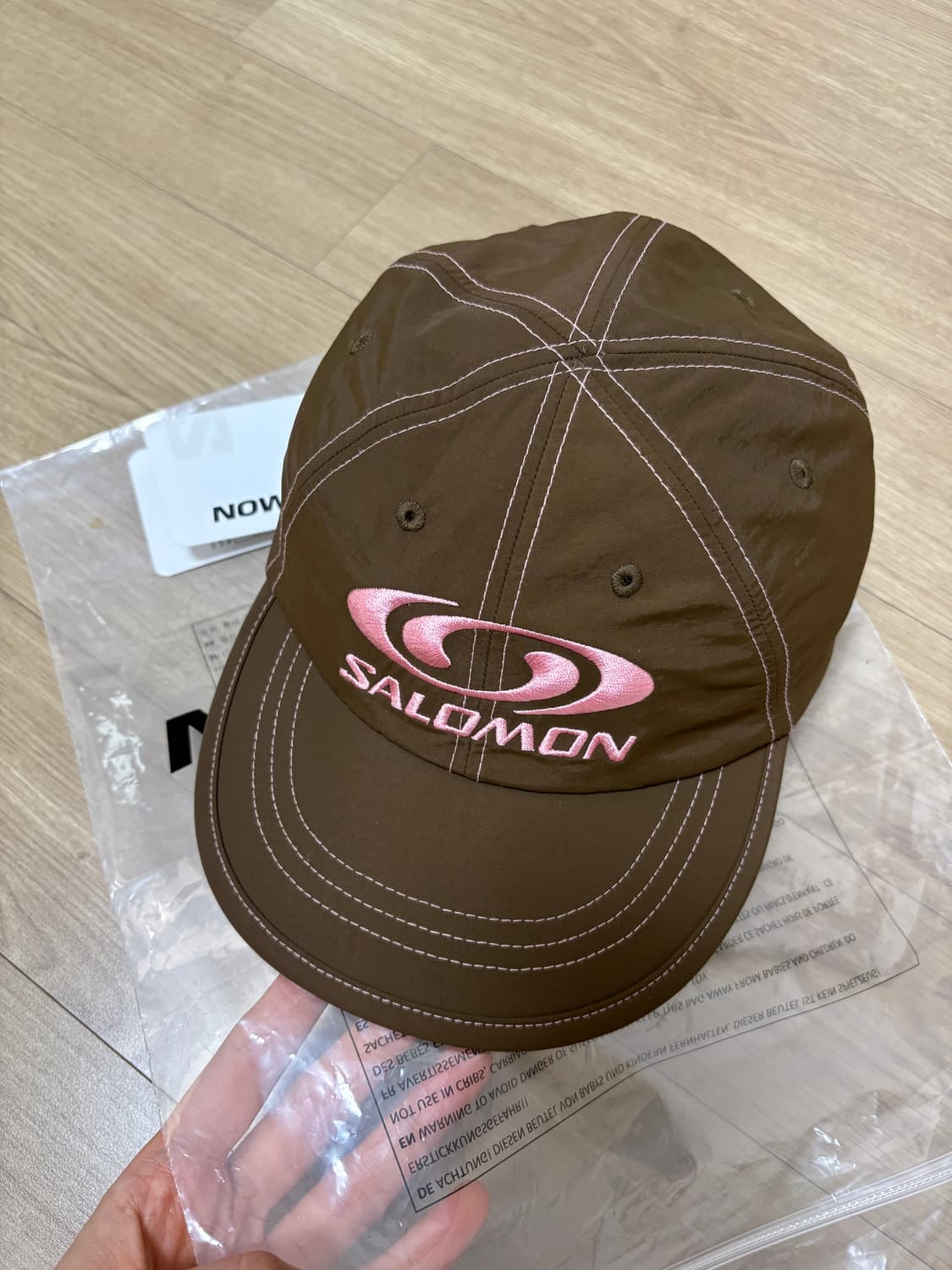 (새상품) 살로몬 링크 LT 6 패널 캡 브라운 상품이미지1