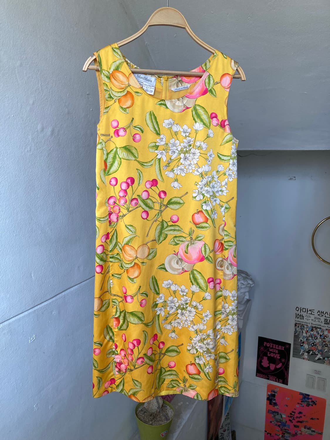 막스마라 MAXMARA 실크 코튼 원피스 상품이미지1