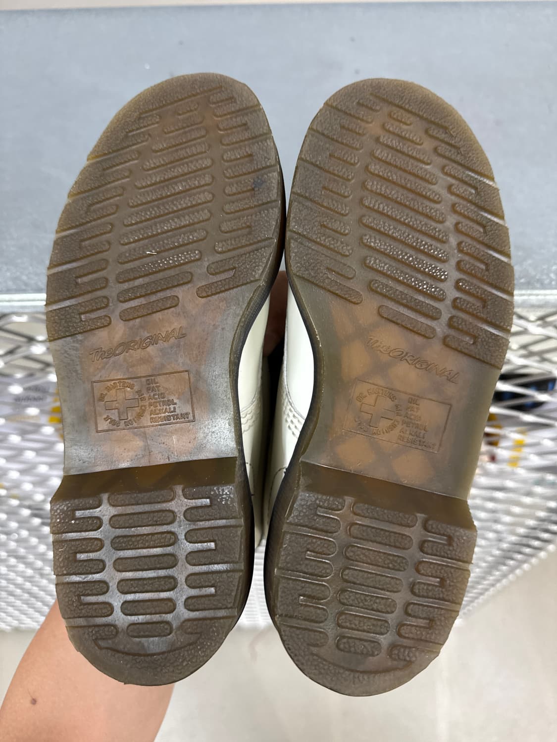 닥터마틴 1460 화이트 UK4 상품이미지6