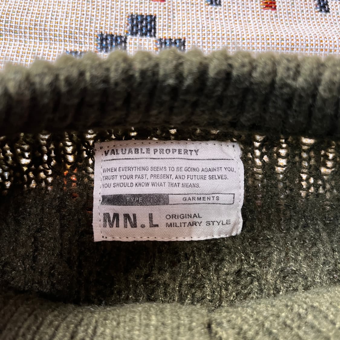 : 일본 빈티지 밀리터리 헨리넥 니트(실측확인) 상품이미지4