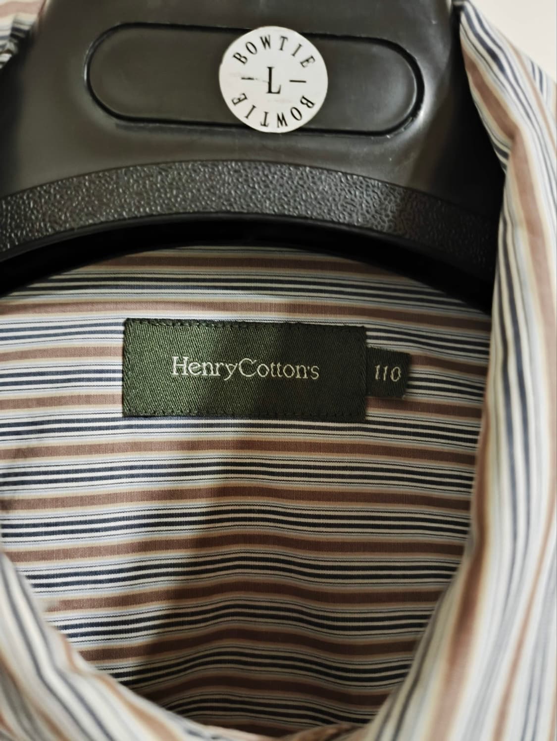 110 헨리코튼 스트라이프 셔츠 상품이미지5