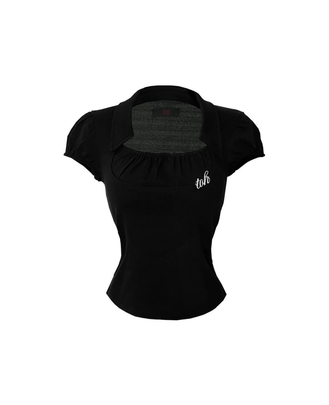 삽니다! Toh Dolly Top Goth Black 티오에이치 돌리탑 상품이미지1
