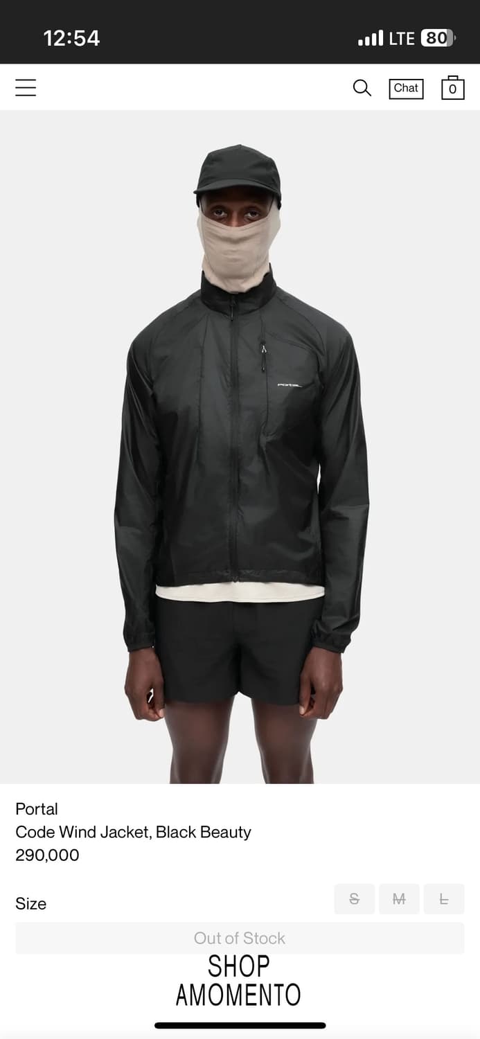 포탈 바람막이 25fw신상 새상품 팝니다 상품이미지2