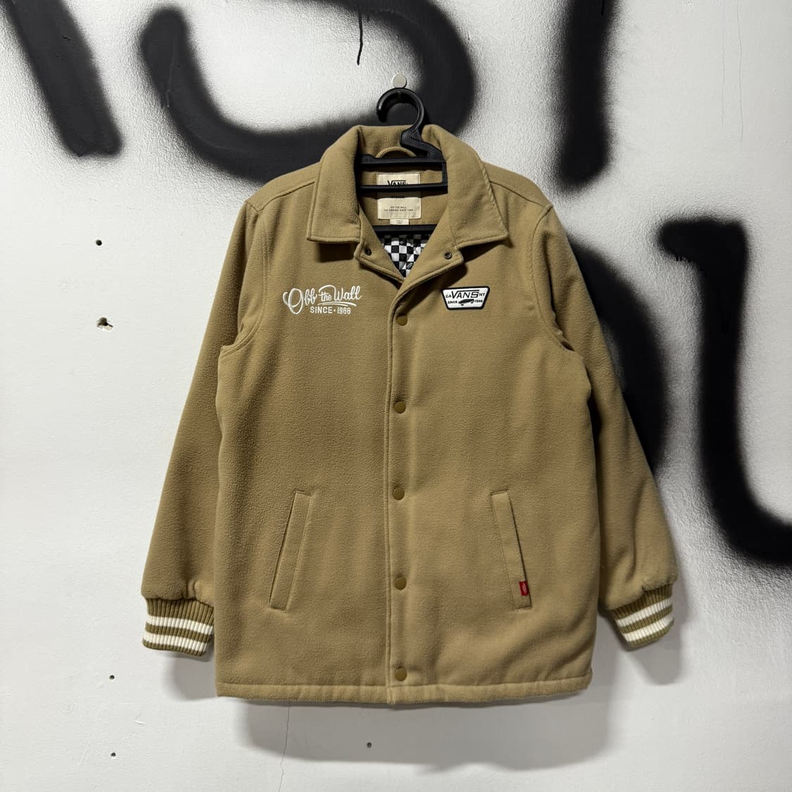 반스 안감 퀼팅 패치 디테일 덱 자켓 상품이미지1