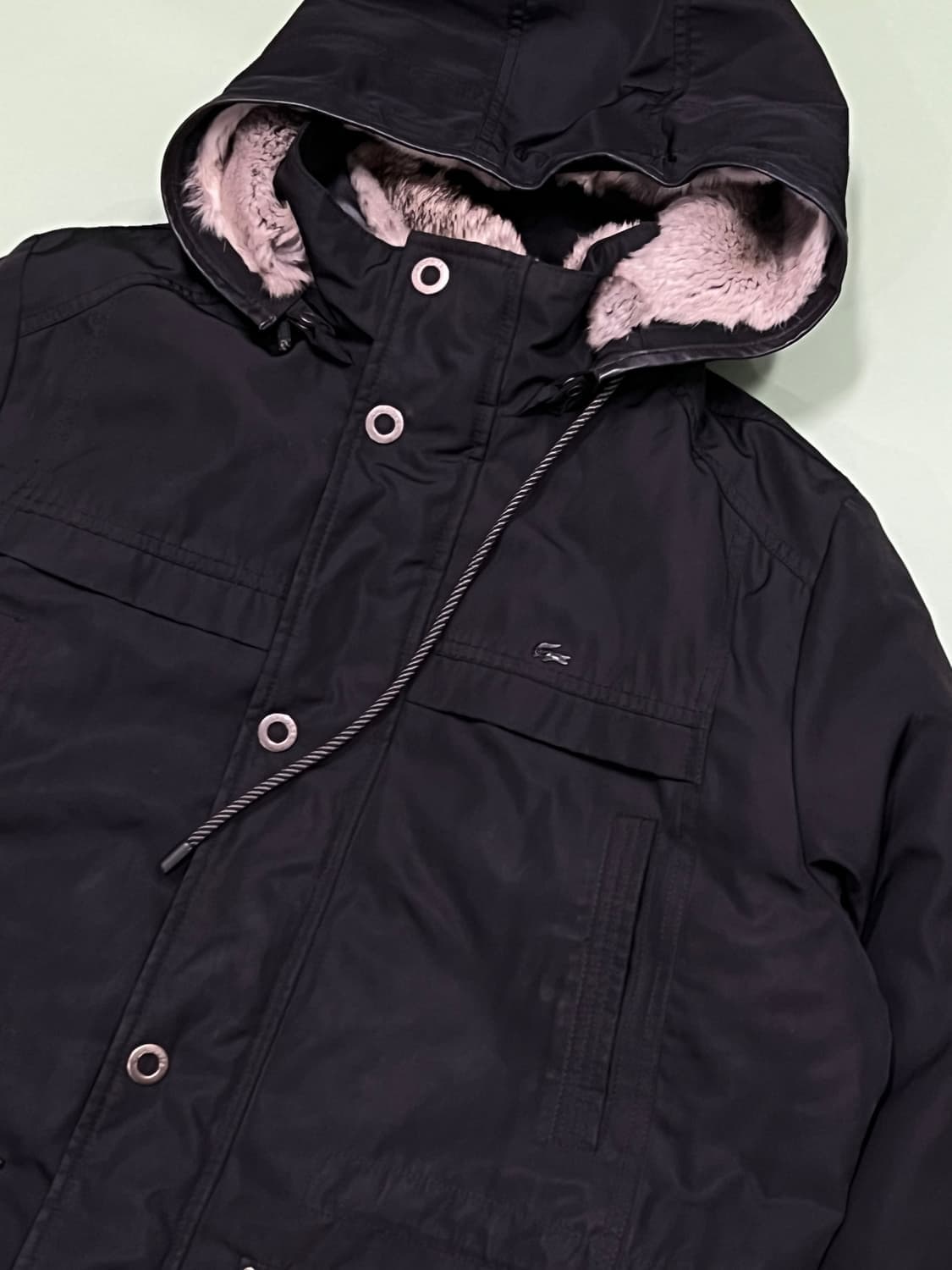 (54) 라코스테 마운틴 야상 점퍼 블랙 (내피 패딩 포함) 상품이미지3