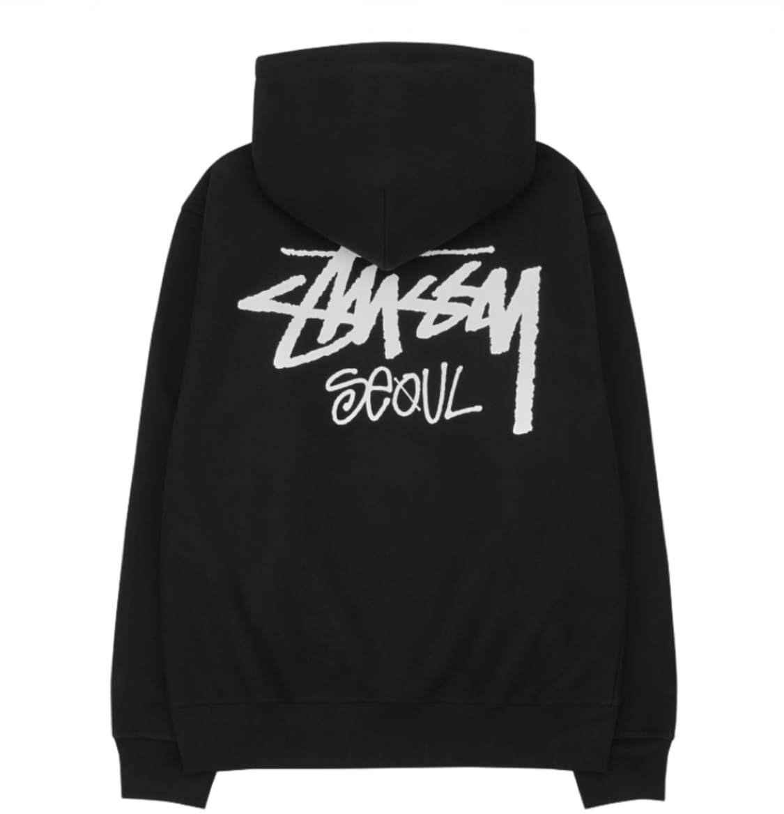 스투시 서울 후드 블랙 XL 상품이미지1