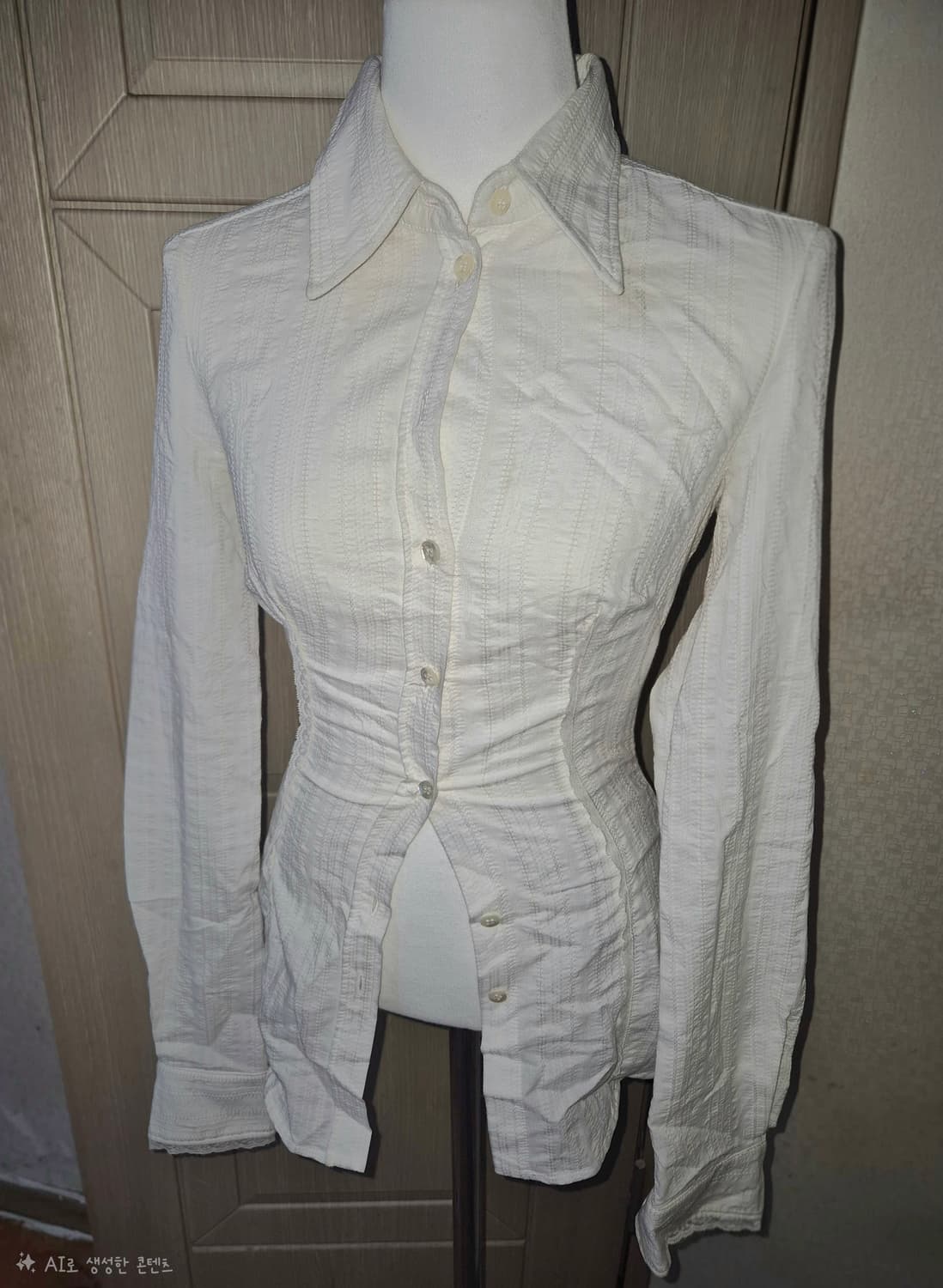 돌체앤가바나 레이스 화이트 셔츠 상품이미지1