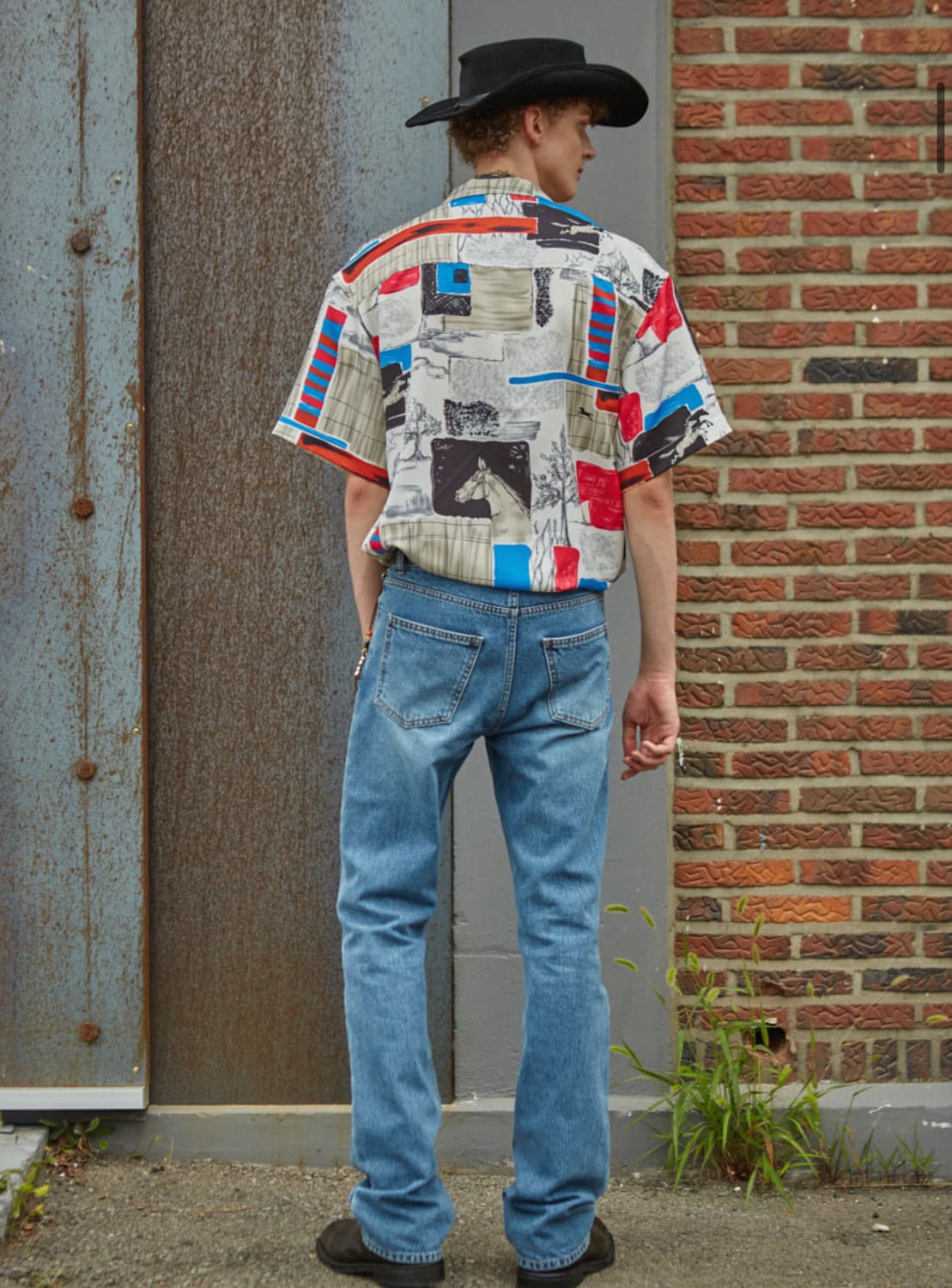 뉴 아메리카 스트레이트 진 apa413m(BLUE) 상품이미지2