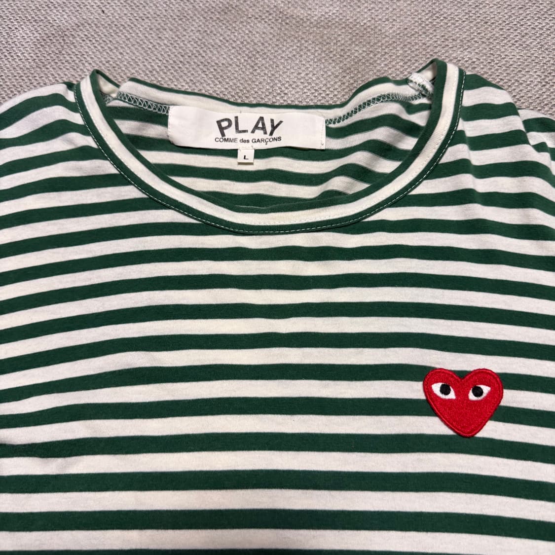 꼼데가르송 스트라이프 롱 슬리브 상품이미지2