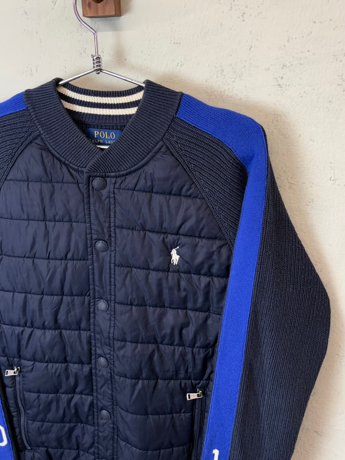 폴로랄프로렌 보이즈 경량 퀼팅 니트 자켓 상품이미지5