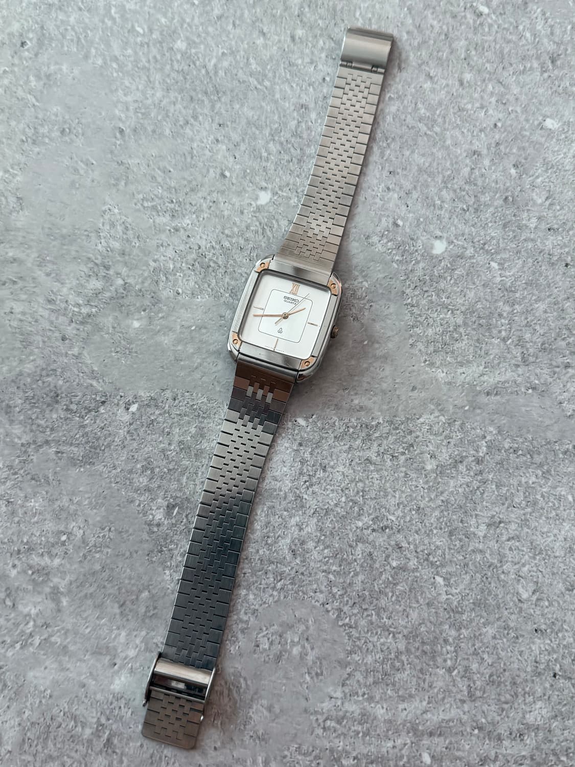 Seiko 세이코 쿼츠 스퀘어 상품이미지2