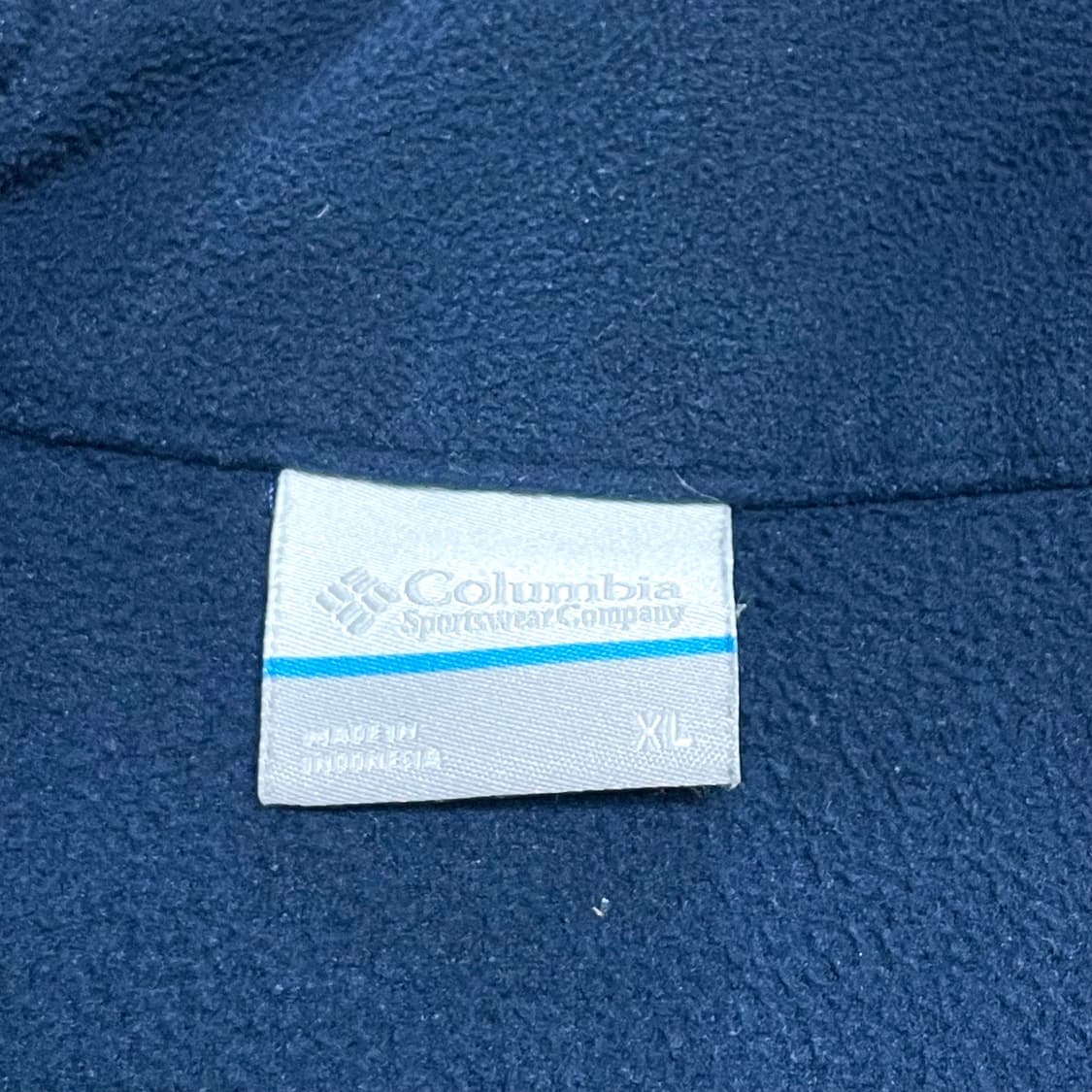 컬럼비아 네이비 플리스 집업자켓 남성XL 상품이미지3