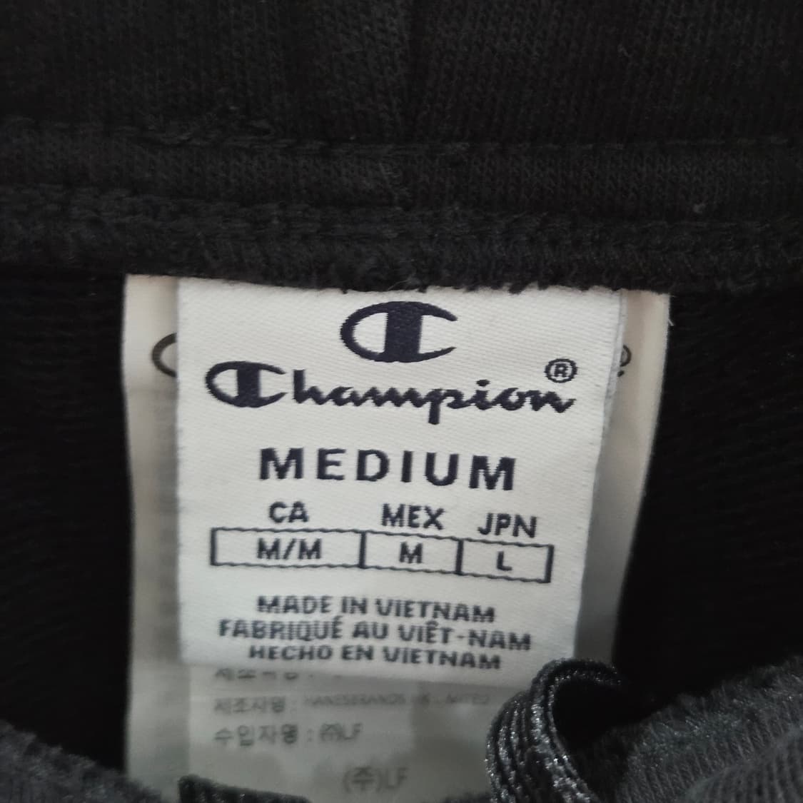 챔피온 카고 스웨트 쇼츠 블랙 M 상품이미지3