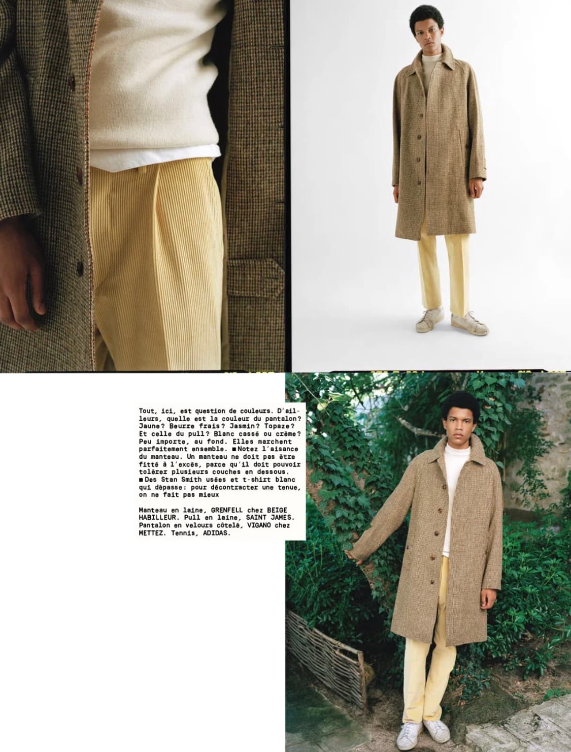 닥스 트위드 래글런 발마칸 코트 / 버버리 아나토미카 코히어런스 상품이미지3