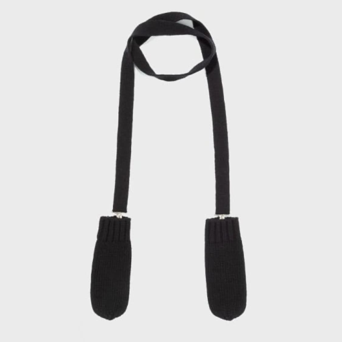 복복 클립 모아 머플러 블랙 (장갑+머플러) 상품이미지2