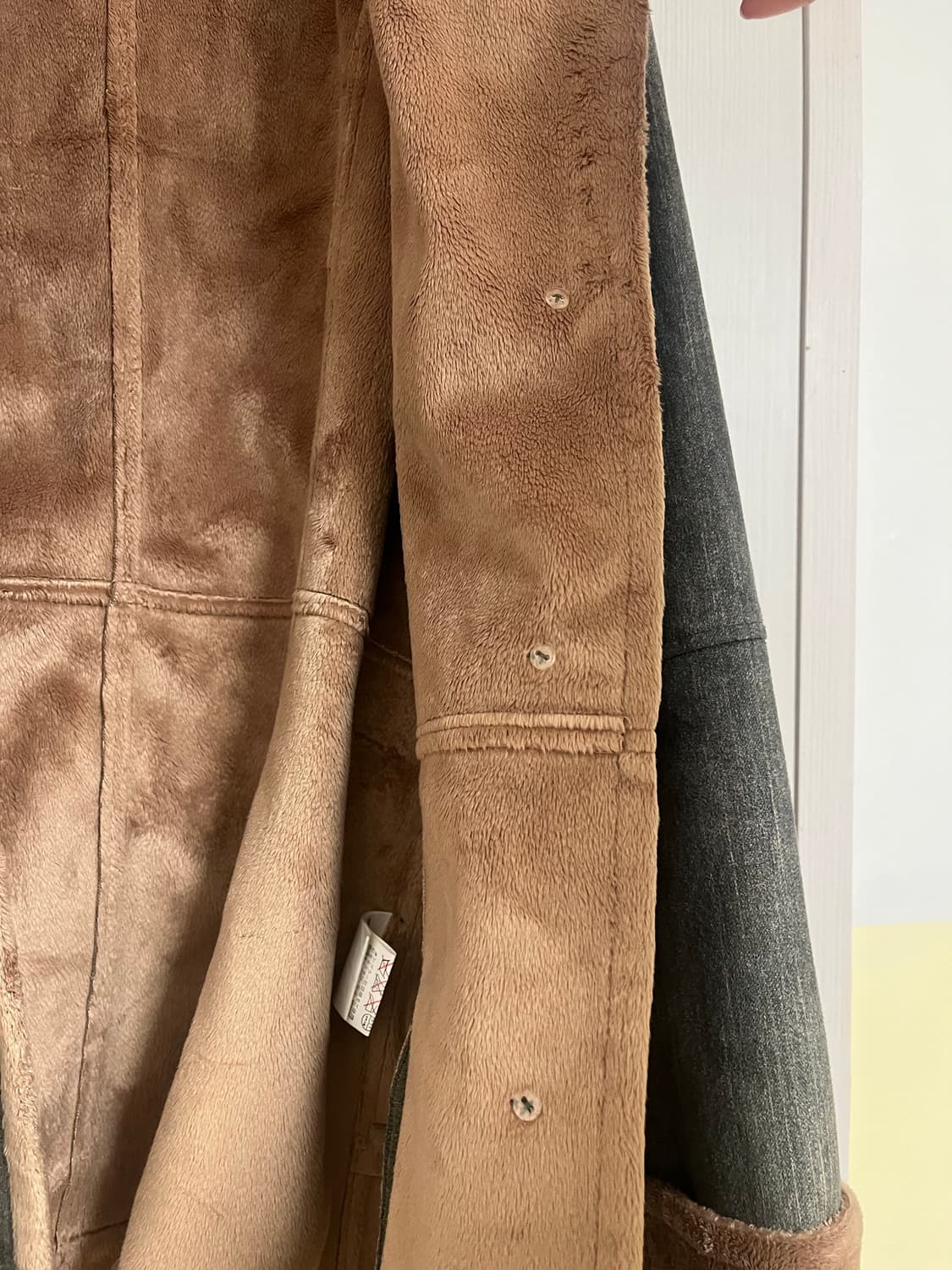 무스탕 카라 코트 상품이미지7