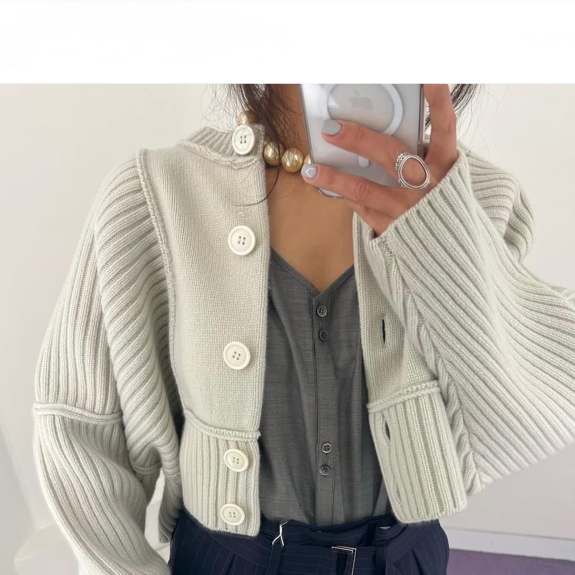 enfold 엔폴드 가디건 상품이미지1