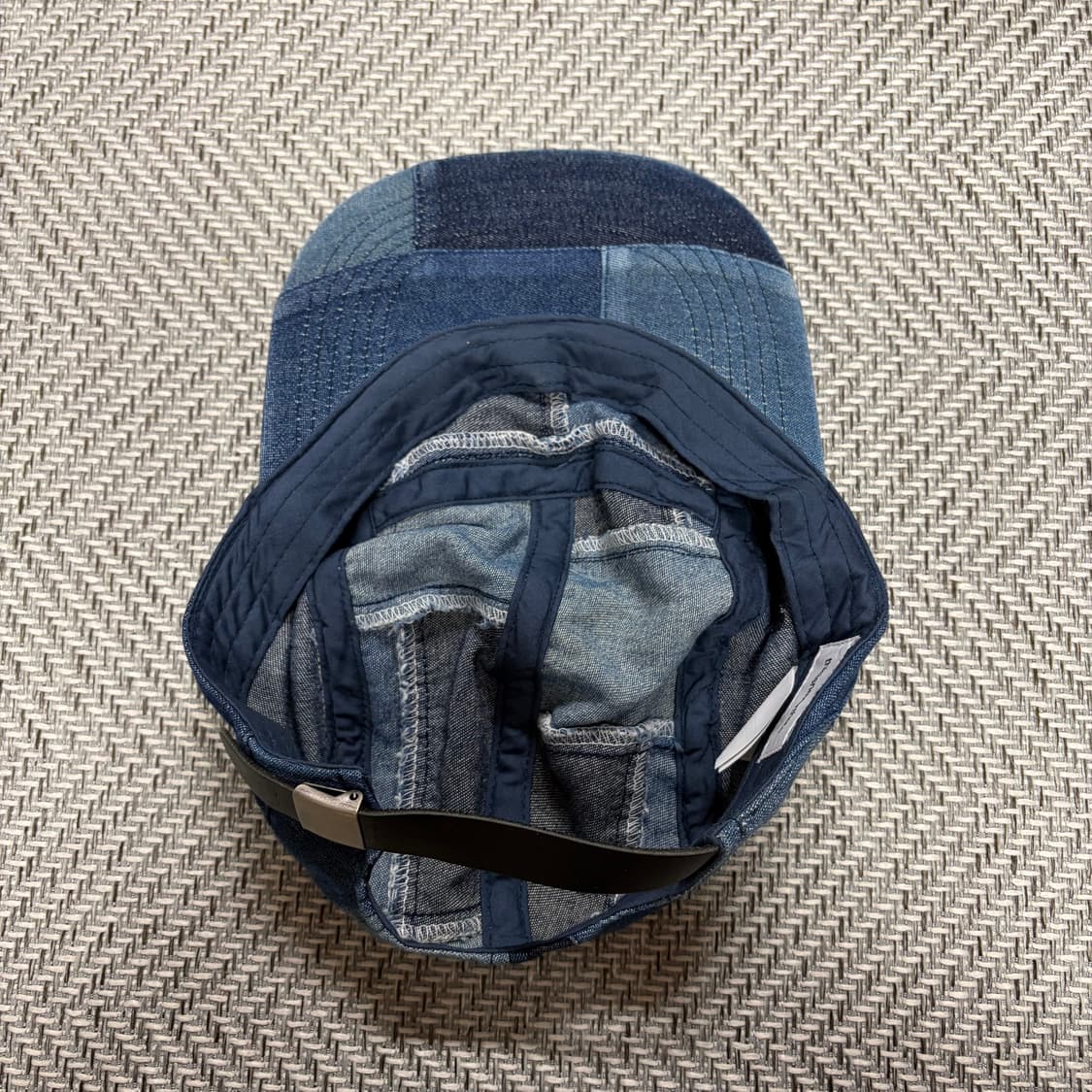 (F)디네댓 워싱데님 패치워크 모자 상품이미지5