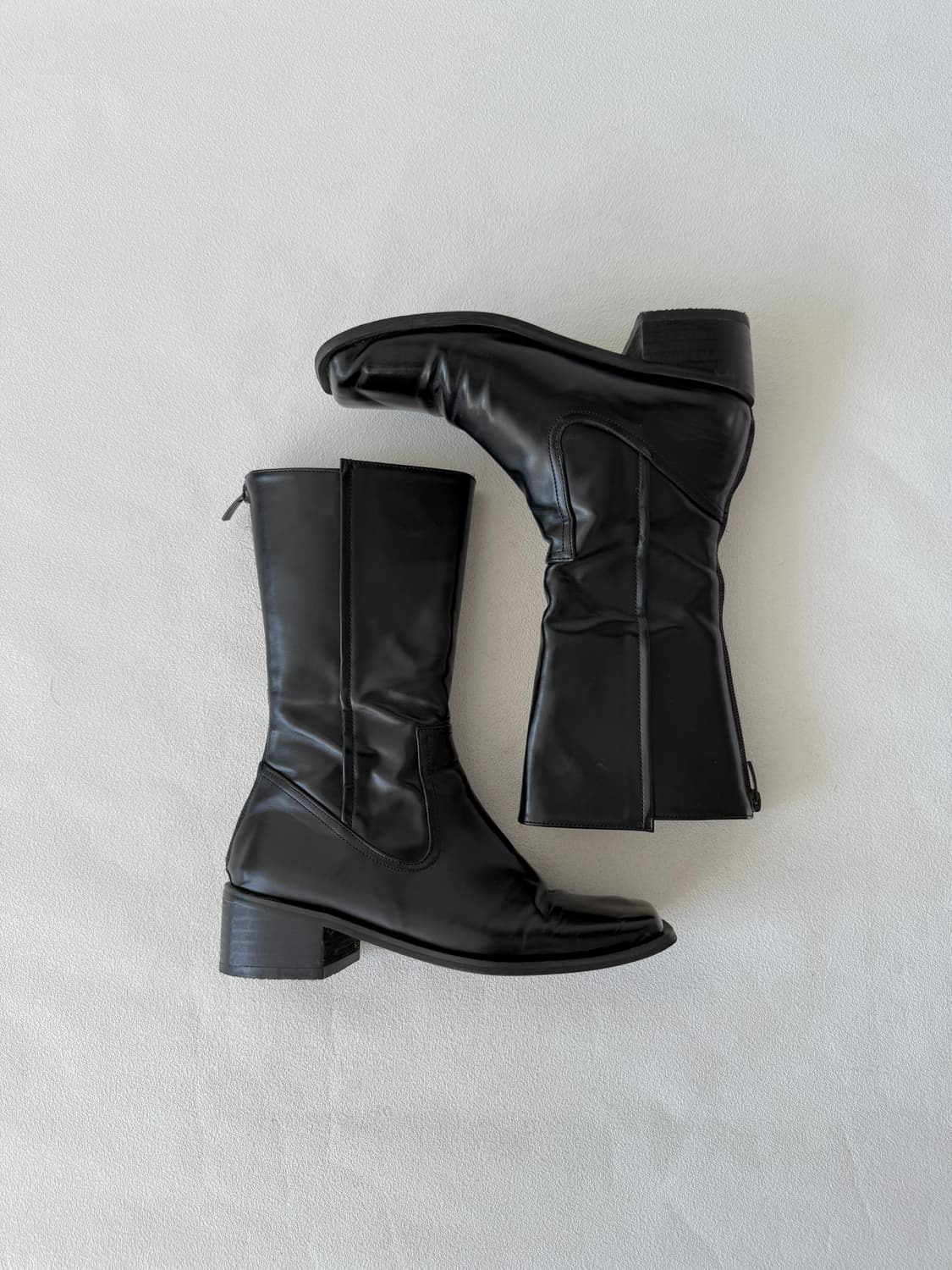 [240]Pre owned 레더 부츠 상품이미지1