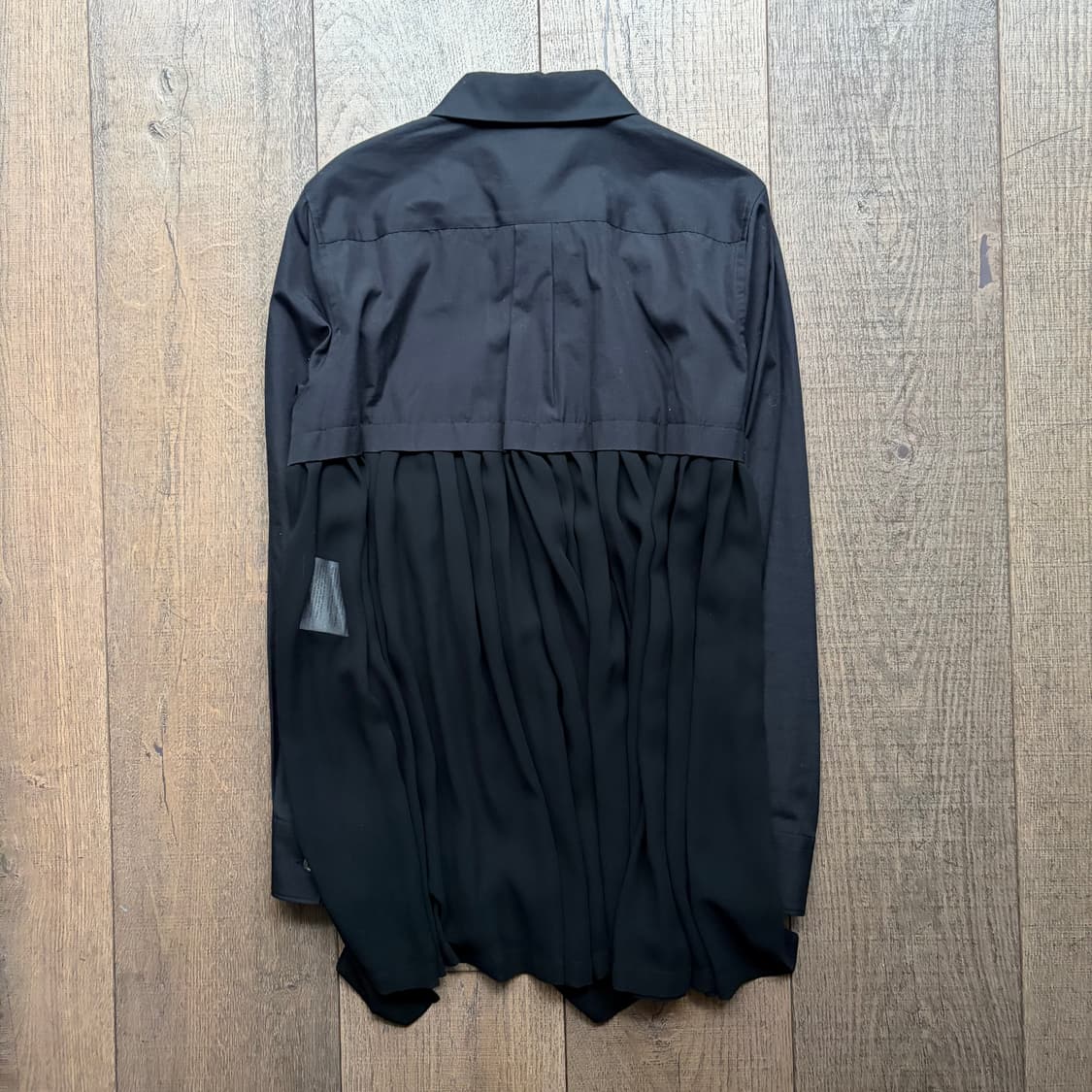 Sheer Asymmetry Docking Blouse 상품이미지8