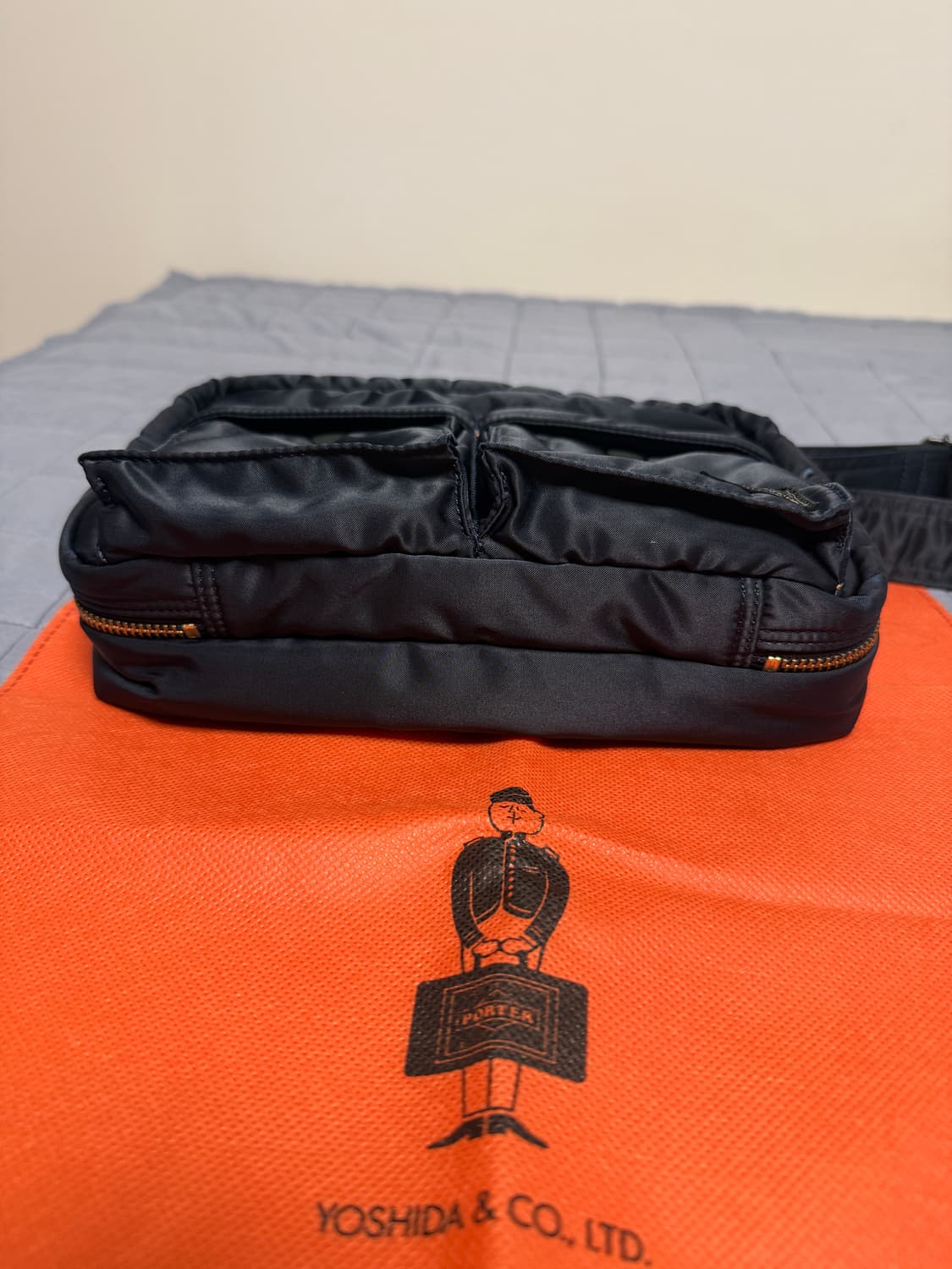 요시다 포터 탱커 숄더백 스몰 아이언블루 상품이미지5