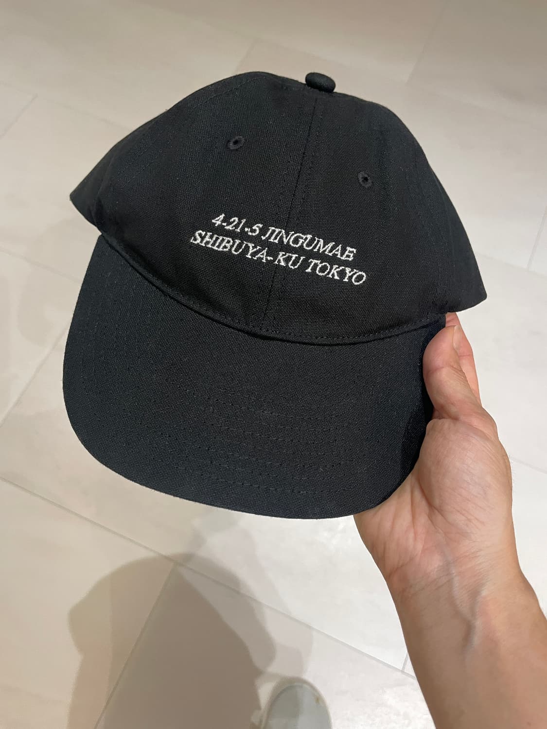 BAPE 베이프 솔리드 슬로건 캡 모자 25SS 상품이미지1
