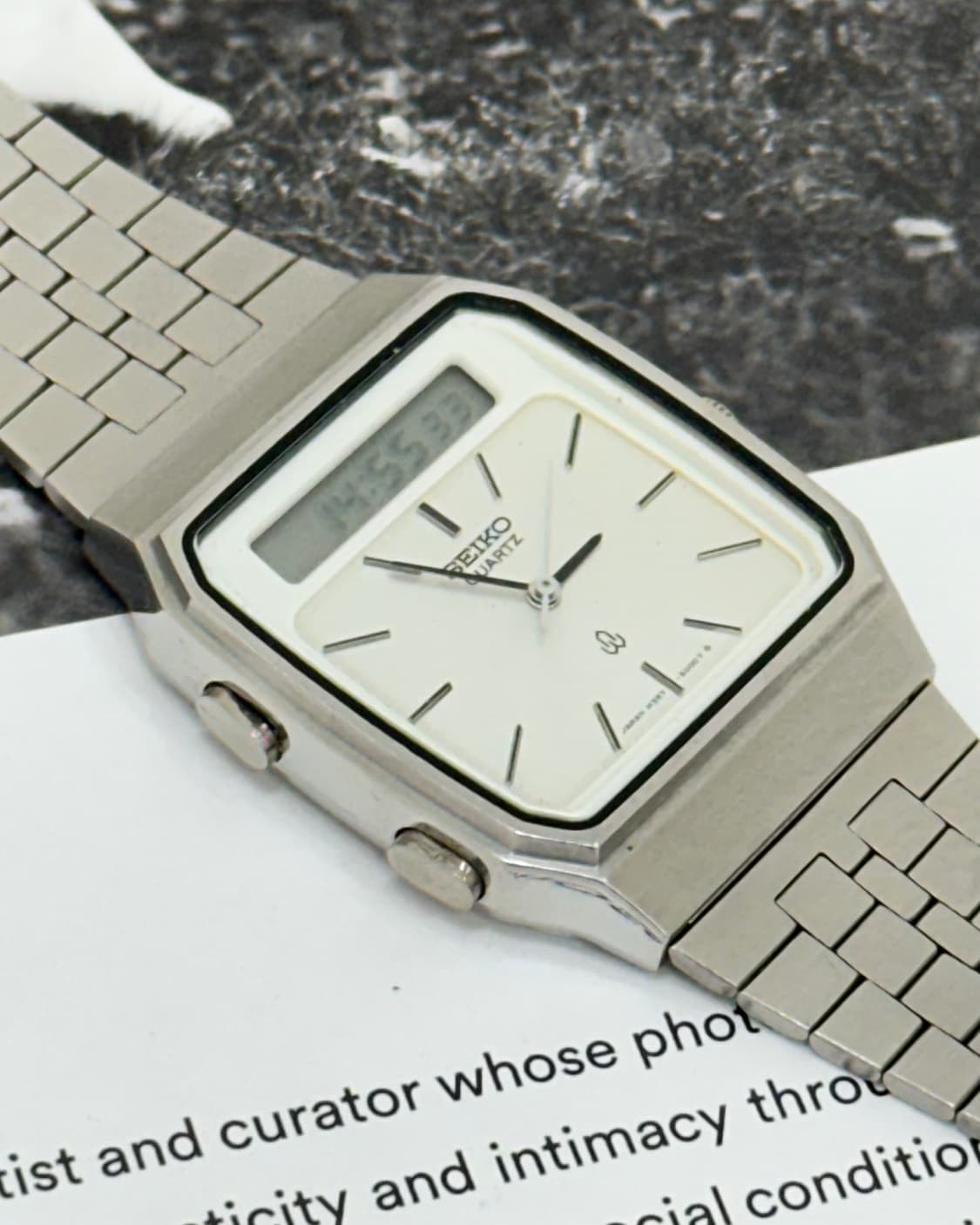 세이코 아나디지 쿼츠 시계 상품이미지7