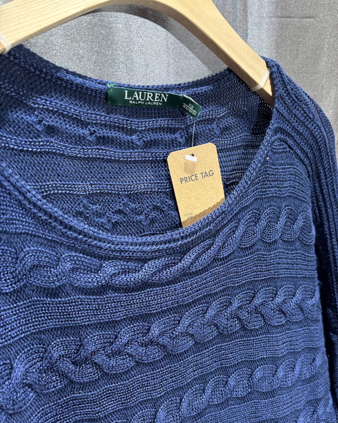 XS 폴로랄프로렌 우먼스 사이드 케이블 니트  상품이미지4