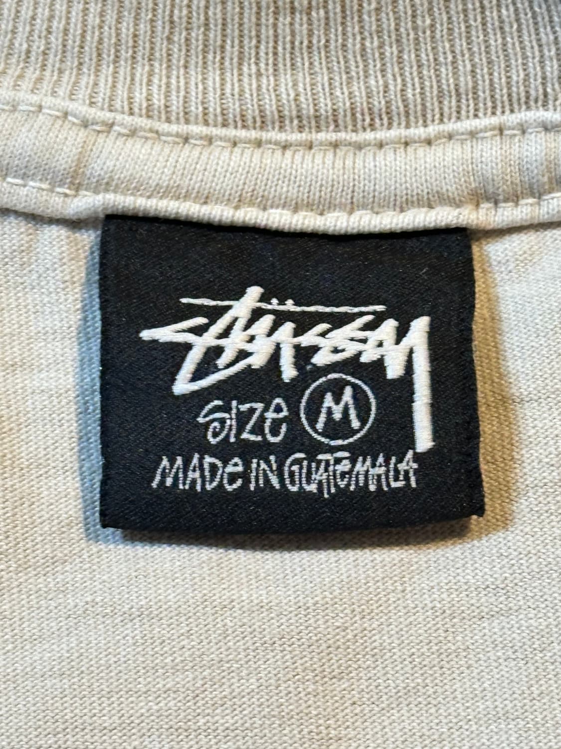 스투시 STUSSY 돌리 피그먼트 다이드 반팔 티셔츠 내츄럴 상품이미지6