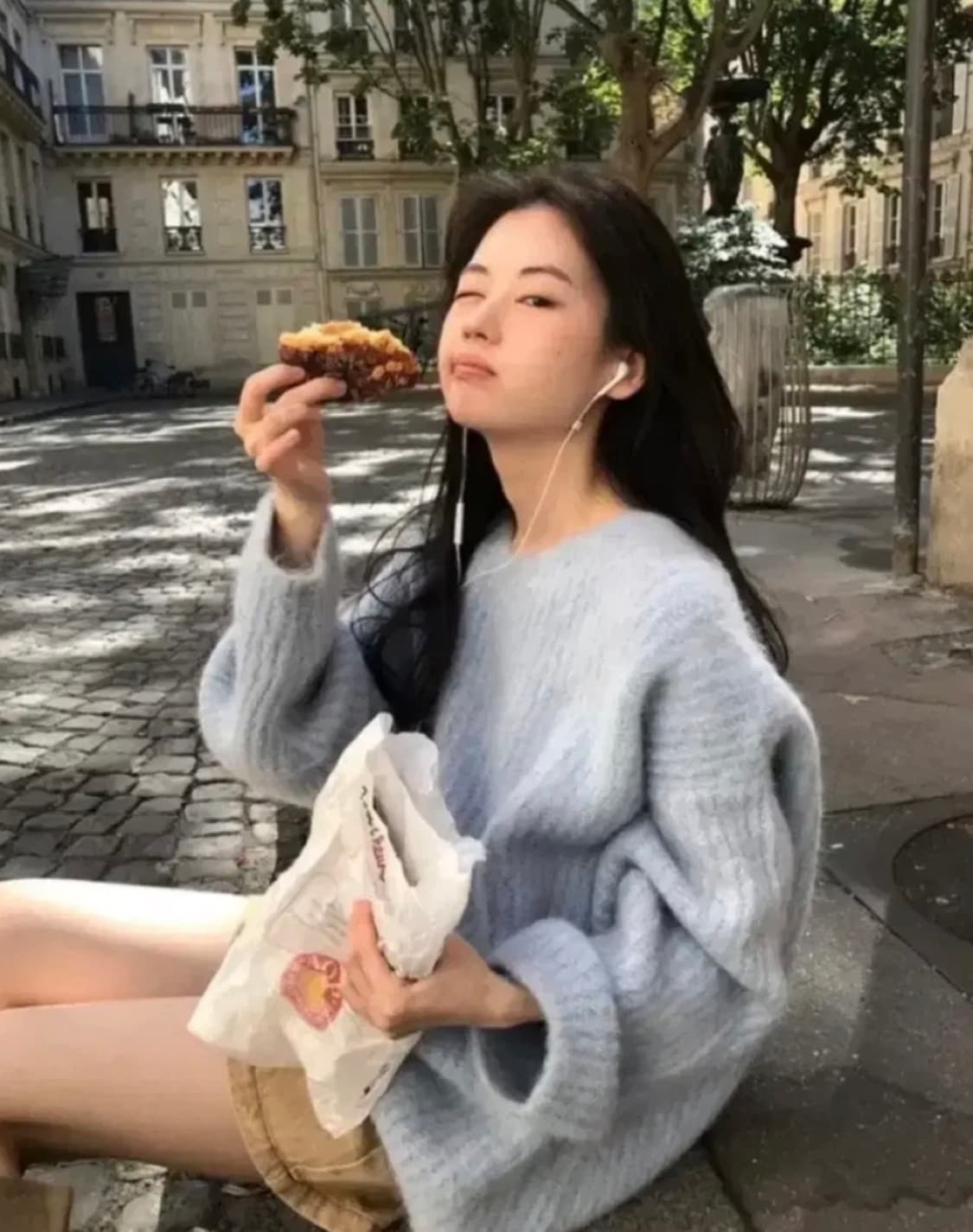 아카이브제이투유 오버사이즈 알파카 브이넥 풀오버니트  상품이미지1