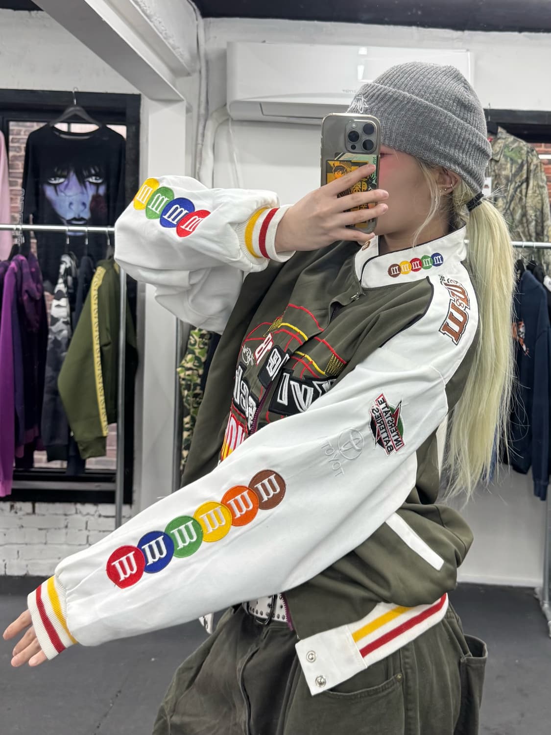 VTG M&M 레이싱 자켓 상품이미지5