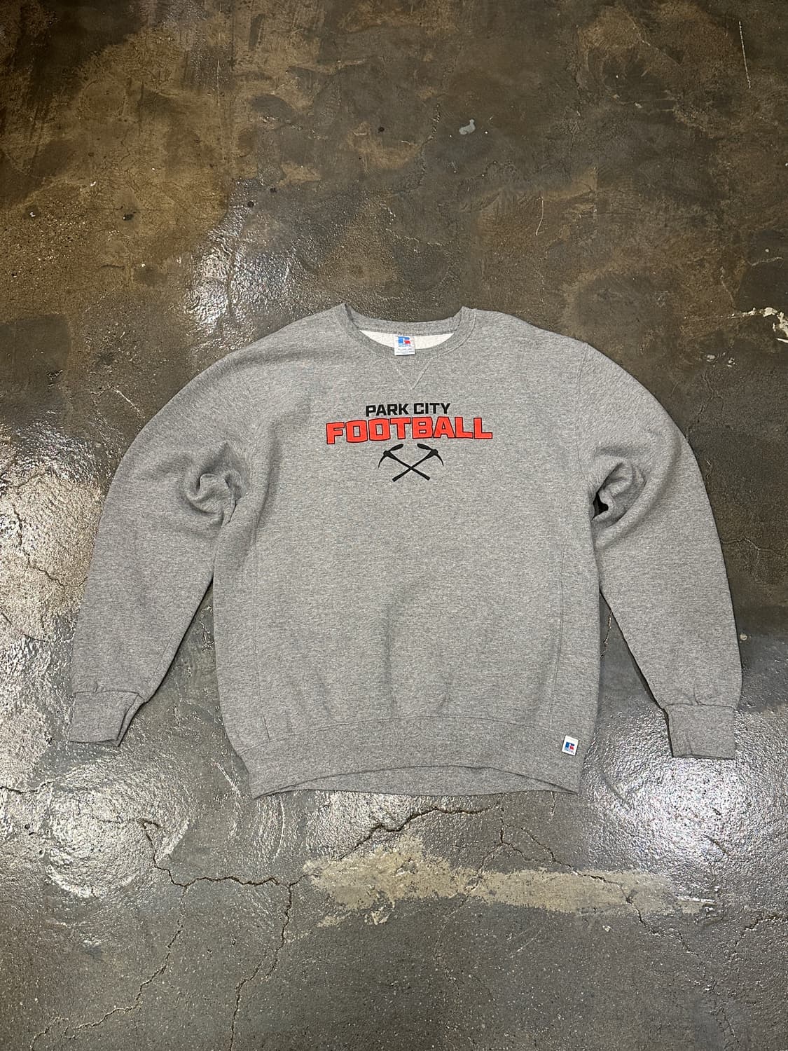 90s 러셀애슬레틱 그레이 맨투맨 티셔츠 XL 상품이미지1