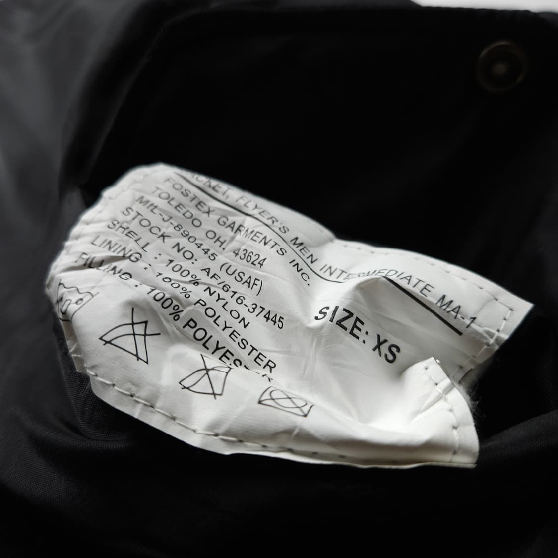 USA 밀리터리 빈티지 ma-1 플라이트 항공점퍼 (S) 상품이미지8