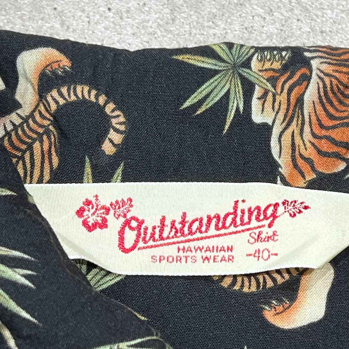 아웃스탠딩 타이거패턴 반팔셔츠 s10440 상품이미지5