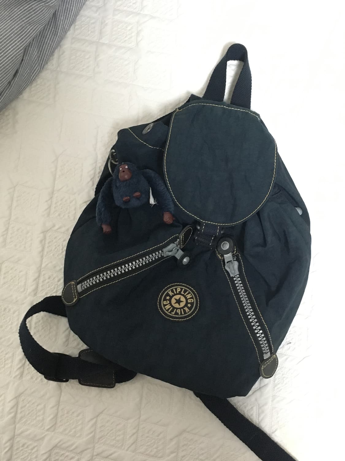 키플링 빈티지 백팩 네이비 상품이미지1