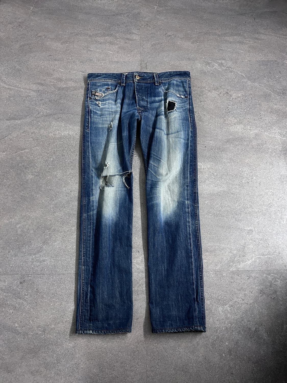 디젤 다론 디스트레스드 데님 팬츠 상품이미지2