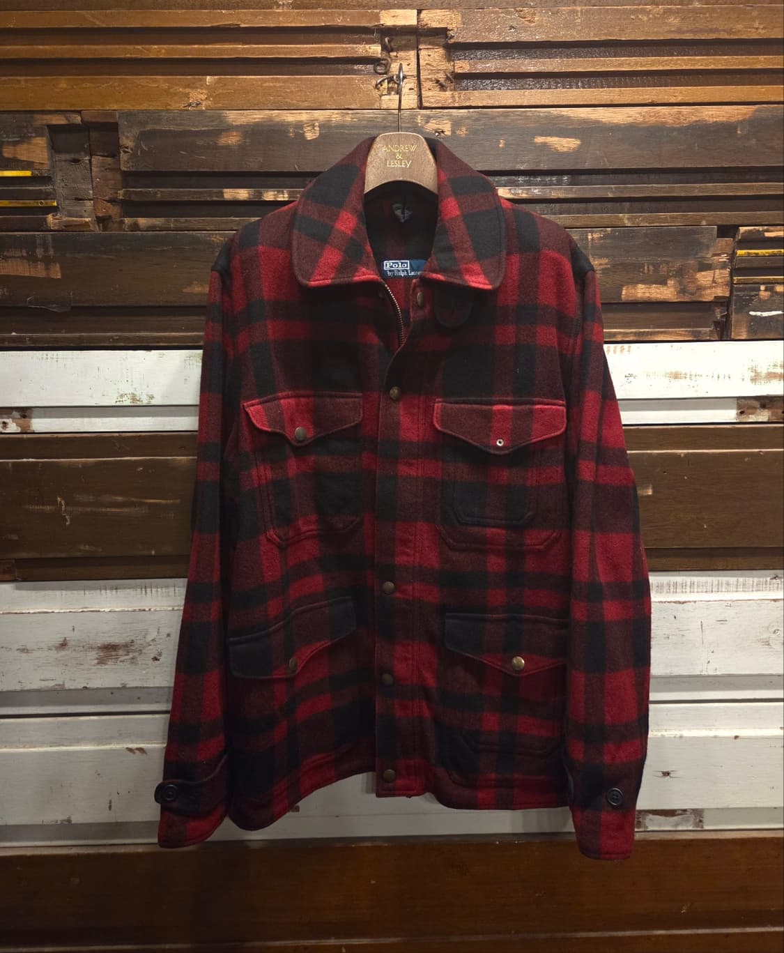 00'S 폴로랄프로렌 헤비멜톤울자켓 상품이미지1