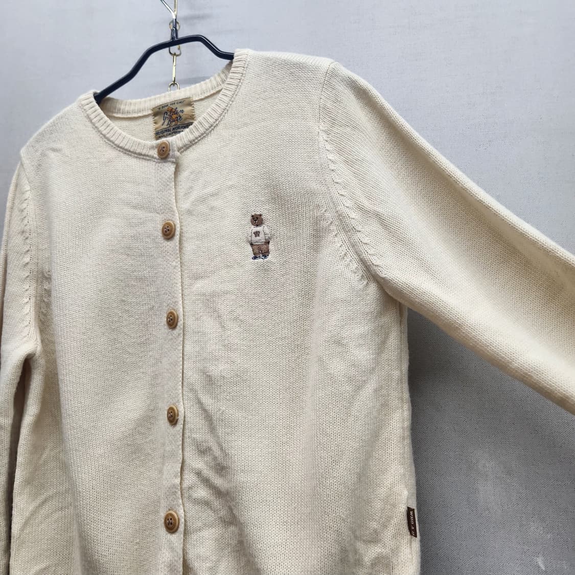 골든베어 자수로고 가디건 M(M) 상품이미지2