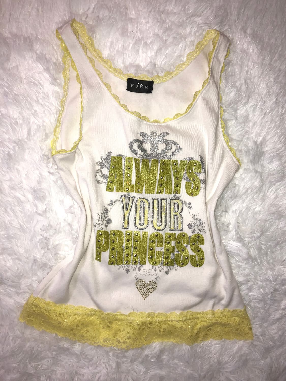 Lemon cream lace sleeveless 상품이미지1
