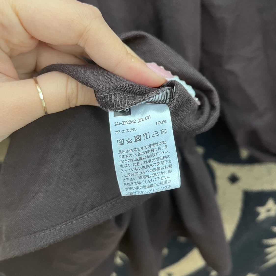 빈티지 오프숄더 퍼프소매 초코브라우니 반팔 블라우스 K0345 상품이미지5