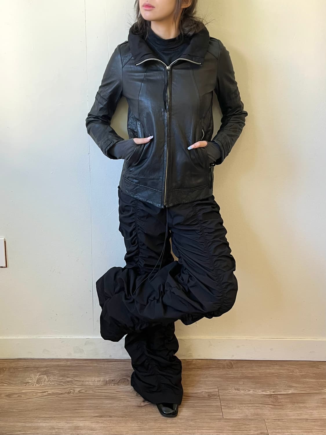 SHEIN 벌룬 폴리 팬츠 상품이미지5