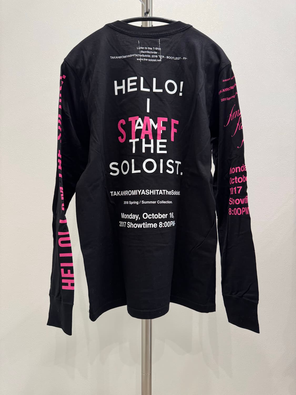 솔로이스트 18aw 스태프 롱슬리브 상품이미지2