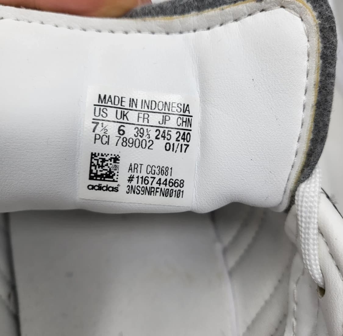아디다스 슈퍼스타 은색 운동화 240mm 상품이미지10
