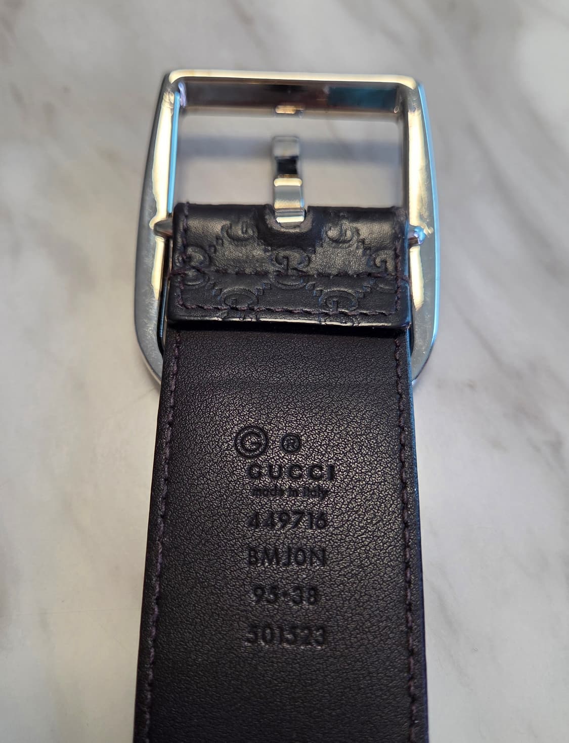 구찌 마이크로시마 은장 벨트 상품이미지7