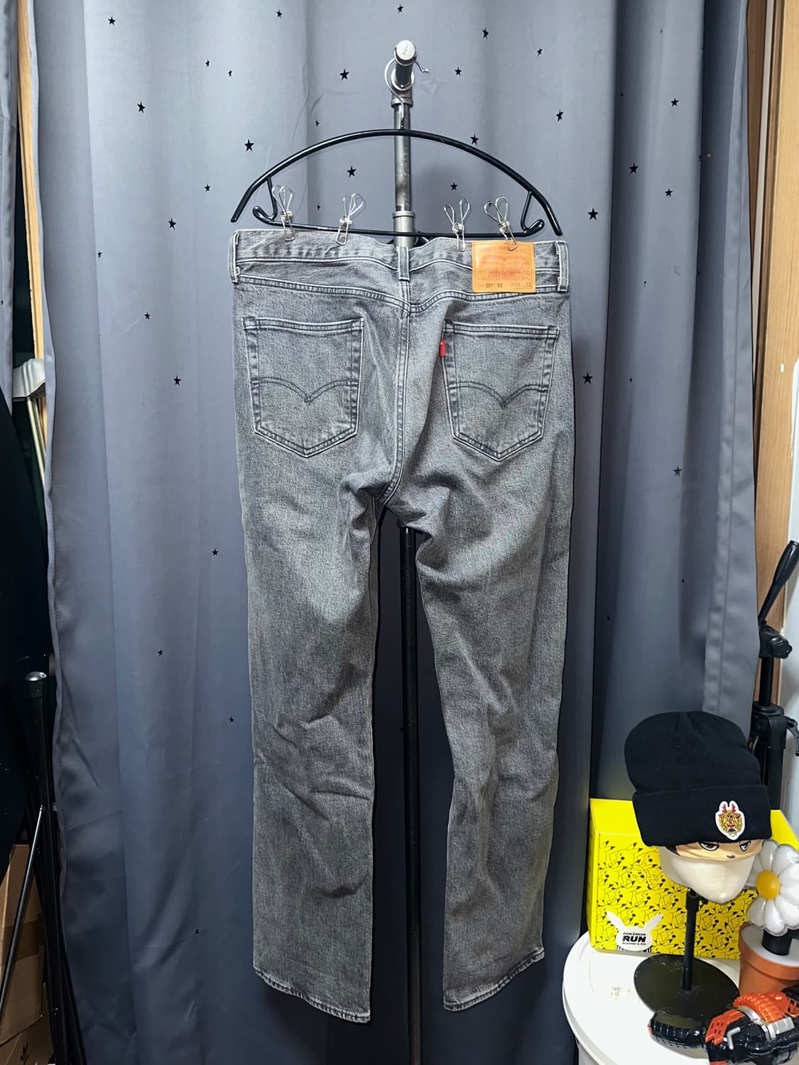 리바이스 501 93 프리미엄 흑청바지 34X32 상품이미지2