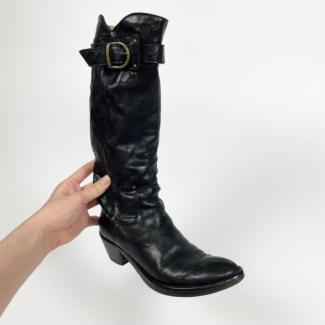 알프레도 바니스터 드레이프 롱부츠  상품이미지4