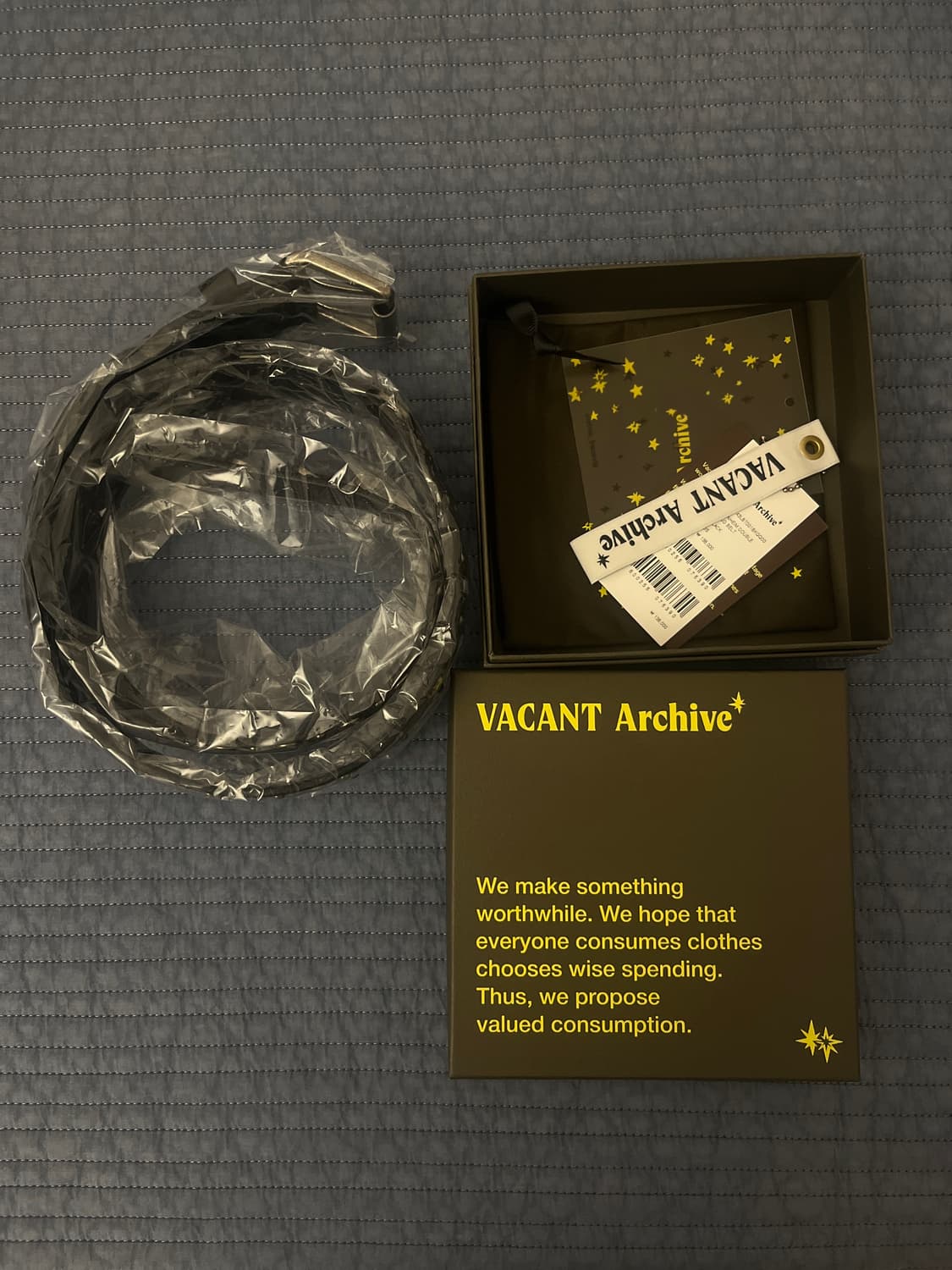 베이컨트 아카이브 블렌하임 더블 스터드 벨트 블랙 상품이미지2