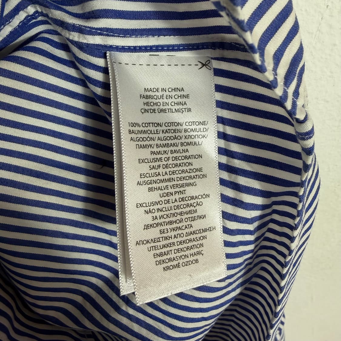 폴로 랄프로렌 스트라이프 셔츠(M) 상품이미지5